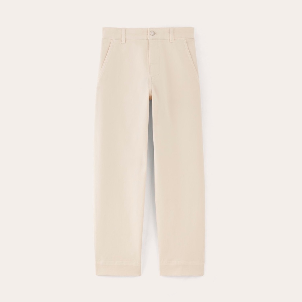 Everlane Women’s Utility Straight-Leg Pant in Bone